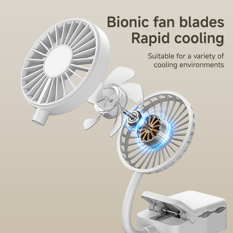 Unisex tragbarer Handheld wiederaufladbarer Ventilator Brehn