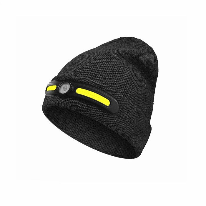 LED Beanie-Mütze mit wiederaufladbarem Licht Brehn