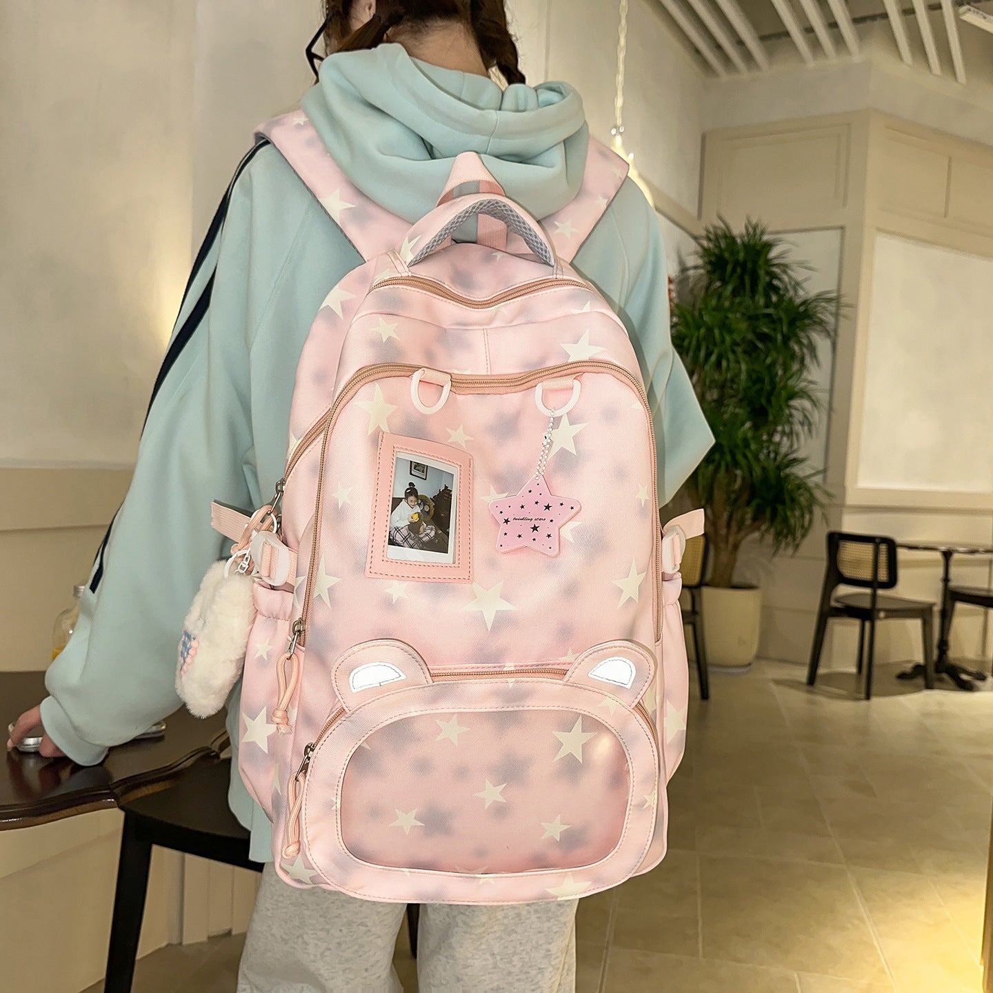 Rucksack mit Niedlichen Applikationen und Durchdachtem Stauraum Brehn