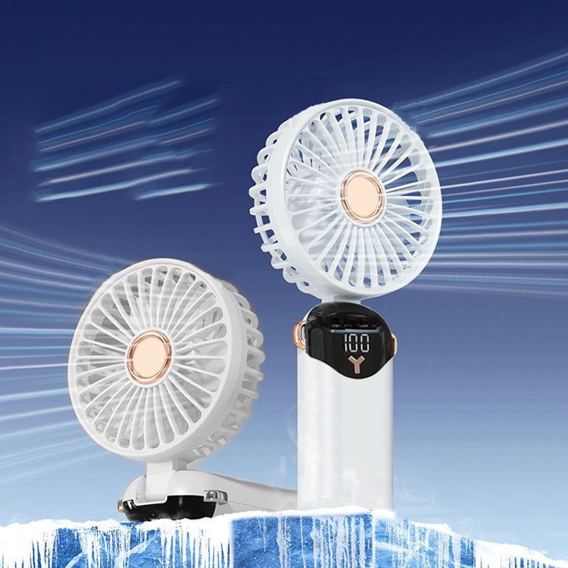 Tragbarer Mini Ventilator mit Usb Aufladung und Digitalanzeige Brehn