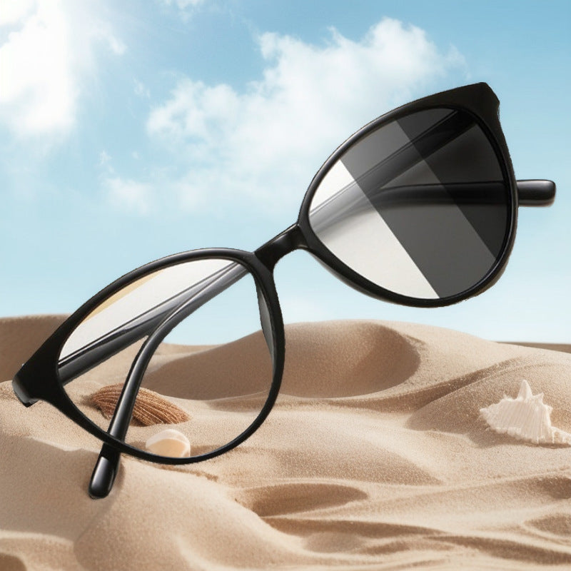 Damen modische lichtempfindliche Katzenaugenbrille Brehn