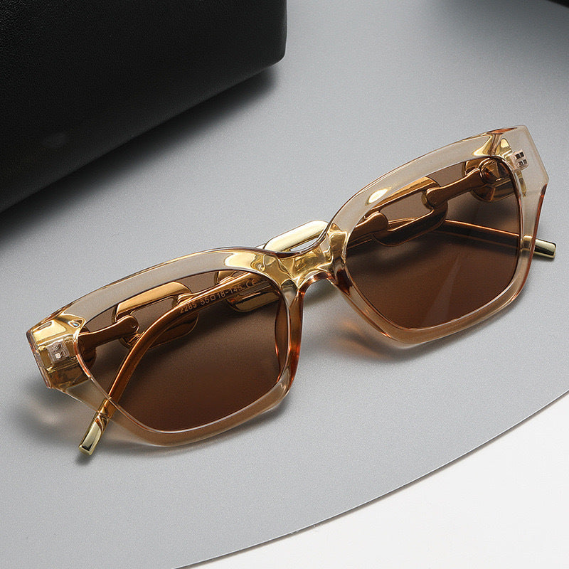 Damen Sonnenbrille mit einzigartigem Kettendesign Brehn