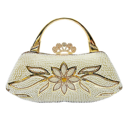 Luxuriöse Perlenabende Handtasche
