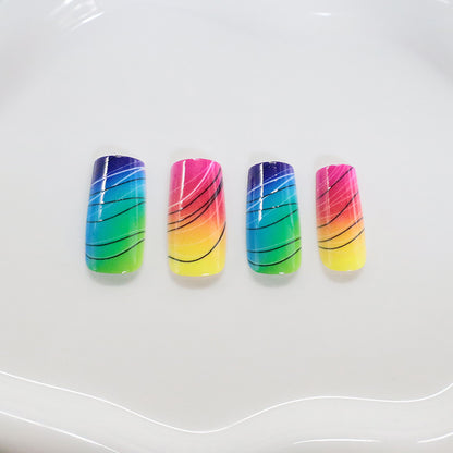 Vibrant Ombre Nagelkunst Set Brehn
