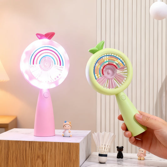 Damen tragbarer Multifunktionsventilator mit LED-Beleuchtung Brehn
