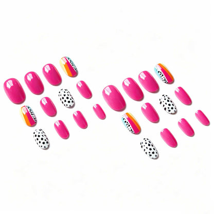 Kreative Abstrakte Nagelkunst
