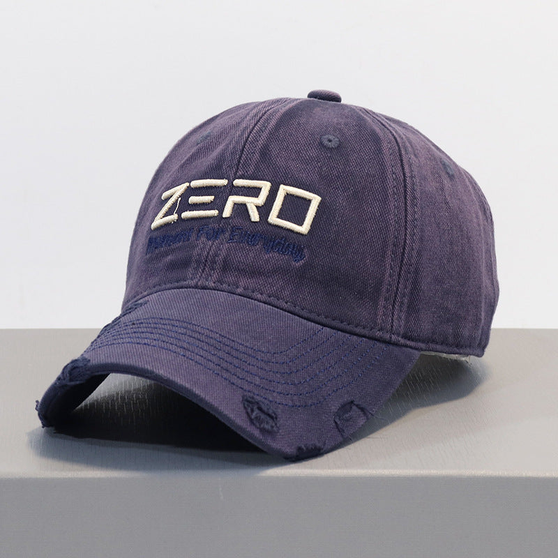 Herren Distressed Baumwoll Baseball Cap Brehn 1784270076