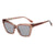 Damen trendige Oversized-Sonnenbrille Brehn