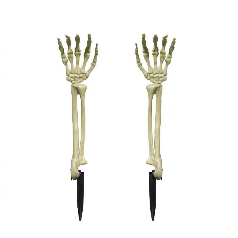 Gruselige Skelettgartenstecker