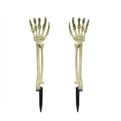 Gruselige Skelettgartenstecker