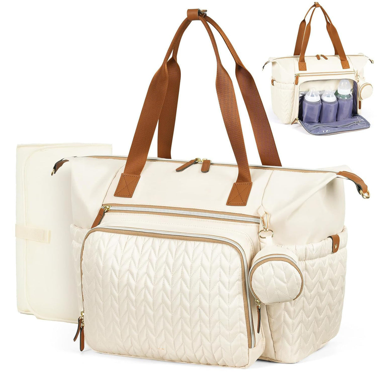 Multifunktionale Wickeltasche Tote Brehn