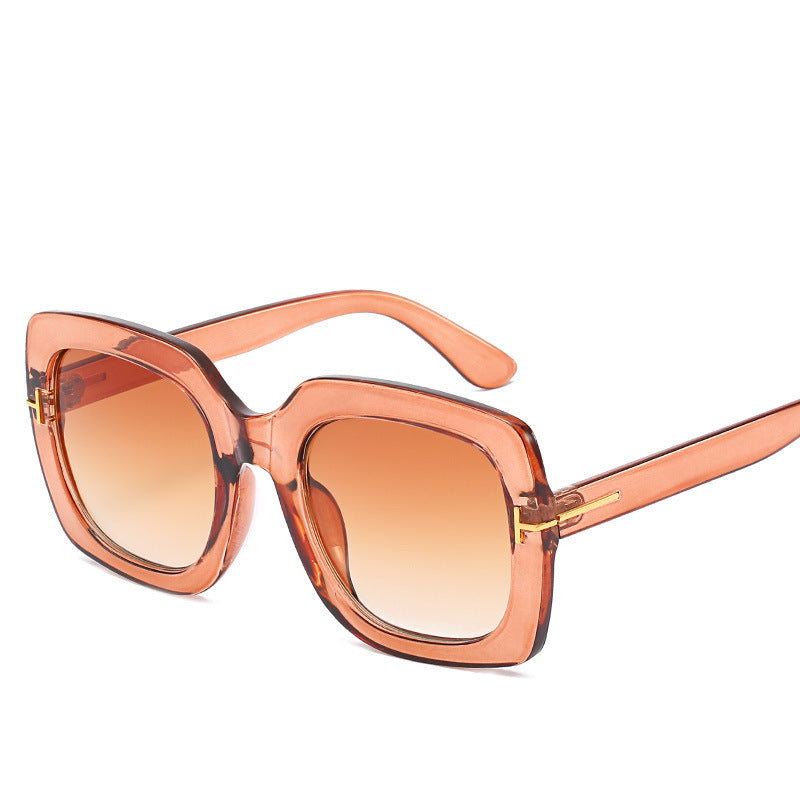 Oversized Mode Sonnenbrille mit verlaufenden Gläsern Brehn