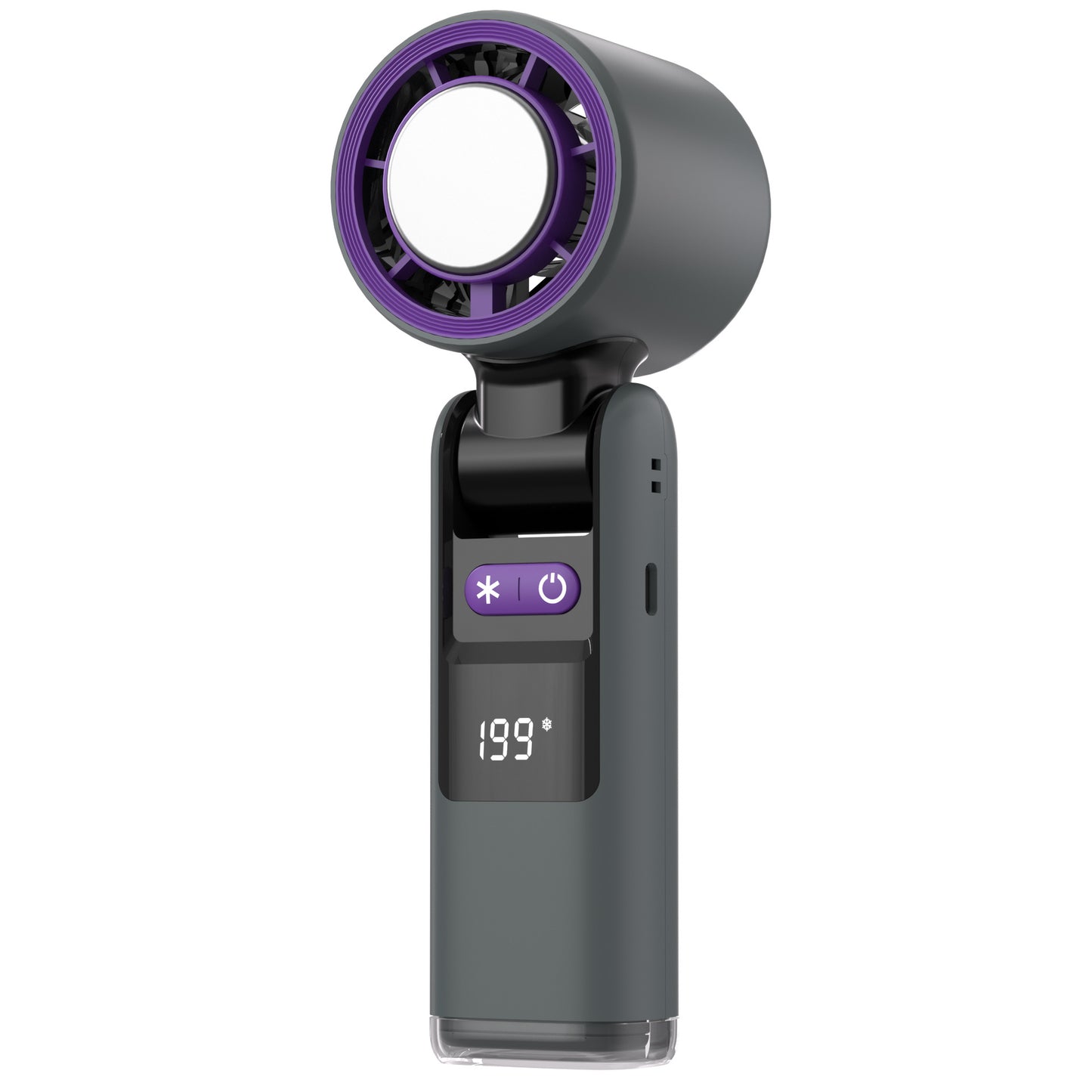 Hochleistungs-Handheld-Kühlventilator mit digitalem Display Brehn