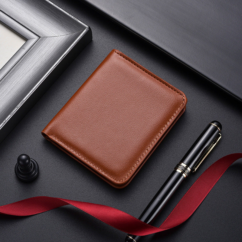 Slim Leder Bi-Fold Geldbörse Brehn