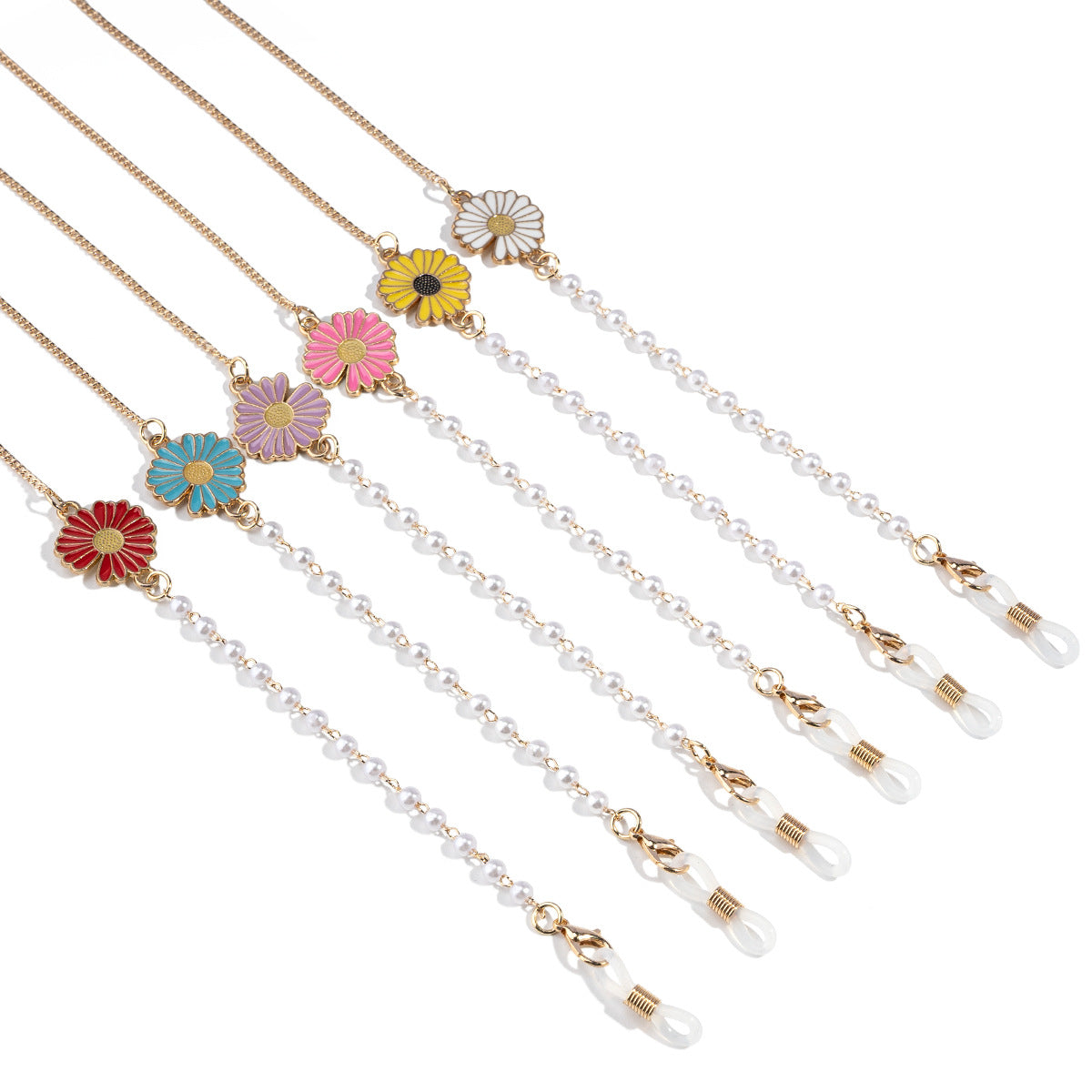 Blumen Design Brillen Kette Brehn