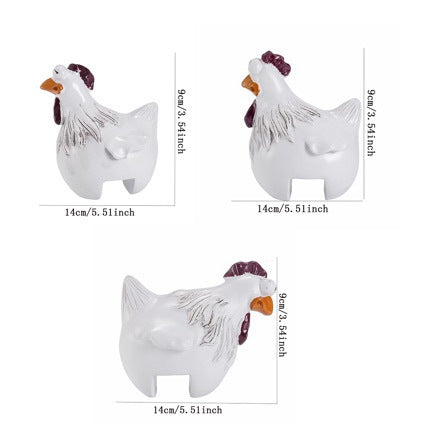 Dekorative Hühner Schmuckfigur Brehn