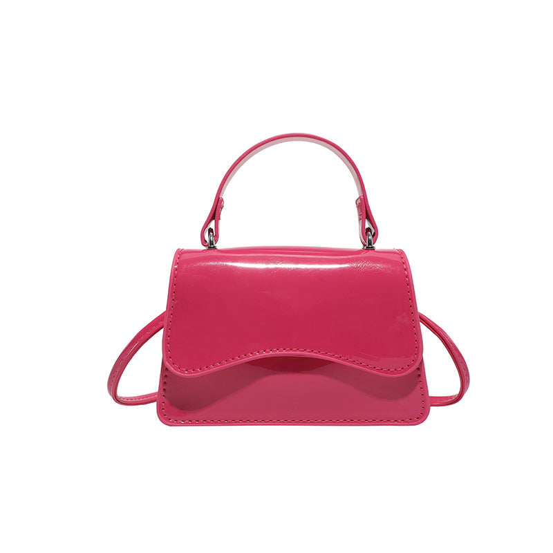 WoStylish Patentleder Mini-Handtasche Brehn