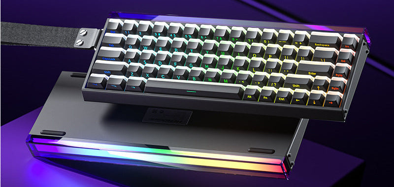 Kabellose mechanische Gaming-Tastatur mit fortschrittlichen RGB-Funktionen Brehn