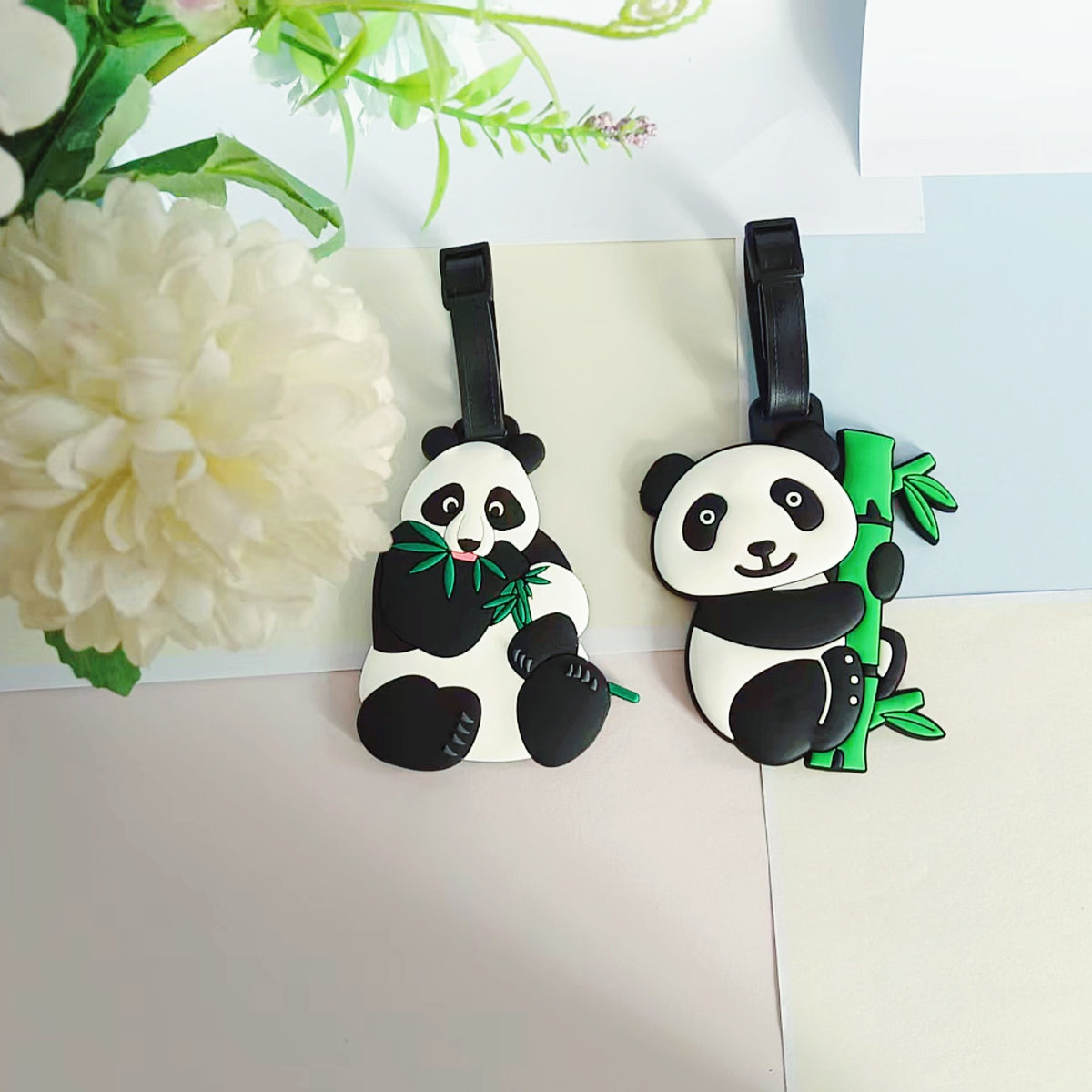 Unisex Panda-Themen Gepäckanhänger Brehn