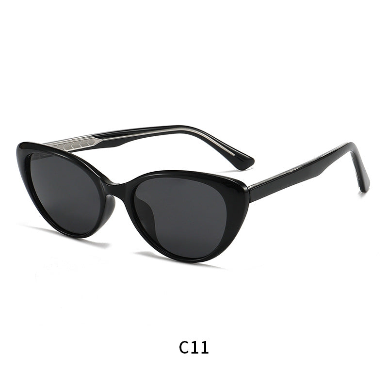 Damen Cat-Eye Sonnenbrille mit luxuriösen, getönten Gläsern und stilvollem Rahmen Brehn