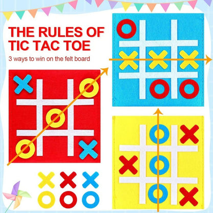 Bildungs-Tic Tac Toe Spiel Brehn
