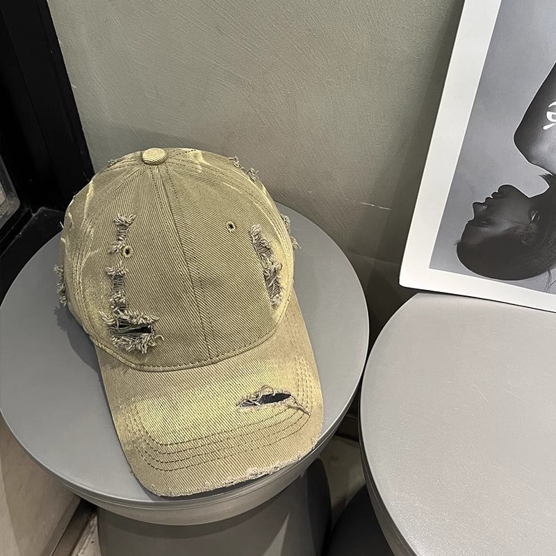 Herren distressed Denim Cap Brehn 1784188541