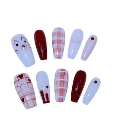 Künstlerisches 3D Nagelkunst Tipps Set