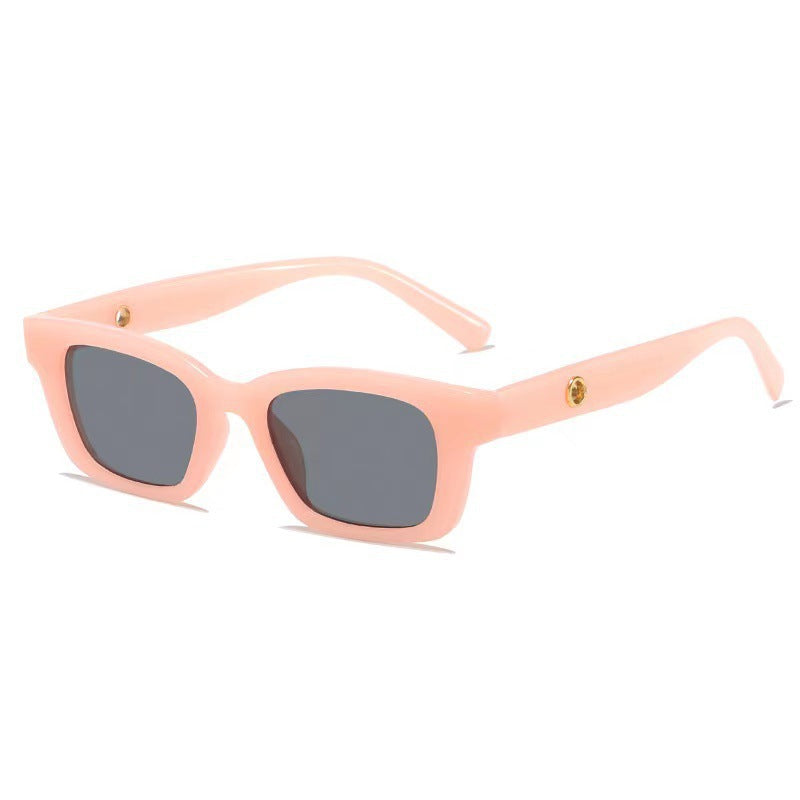 Damen modische und robuste Rechteck-Sonnenbrille Brehn