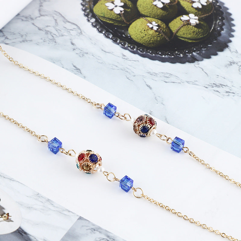 Elegante Perlen Schmuckkette Brehn
