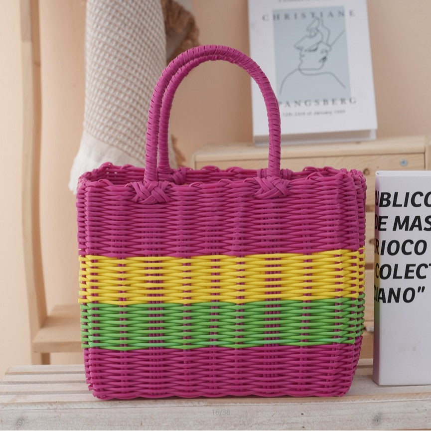 Handgefertigte Korbtasche mit Stylischem Design Brehn