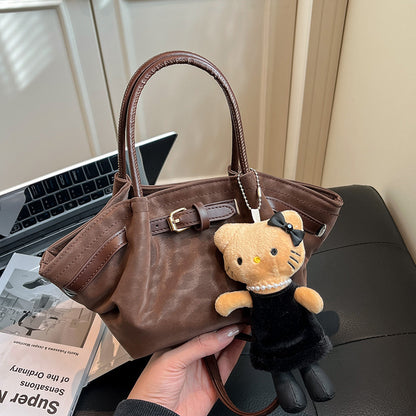 Faux Wildleder Handtasche