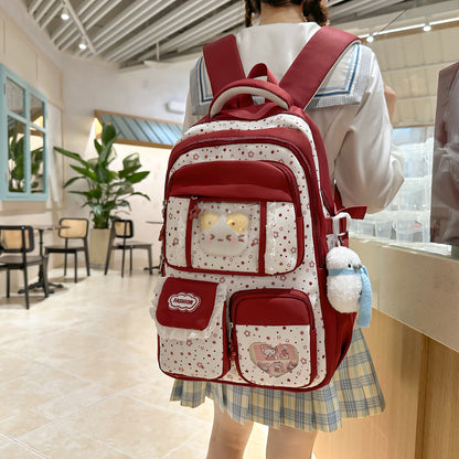Stylische Sternen-Print Freizeit-Rucksack Brehn