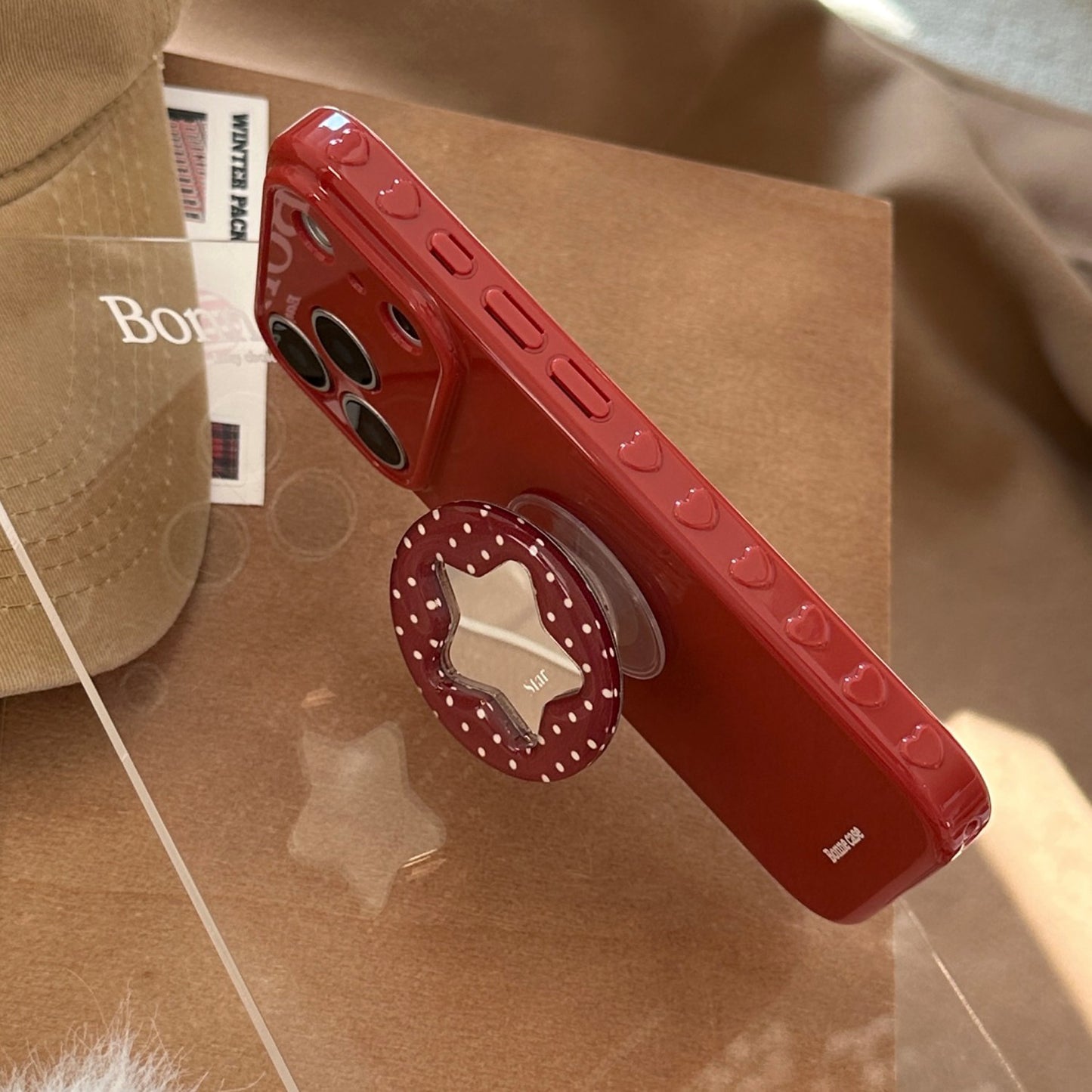 Smartphone Fingerhalter im eleganten Sternendesign Brehn