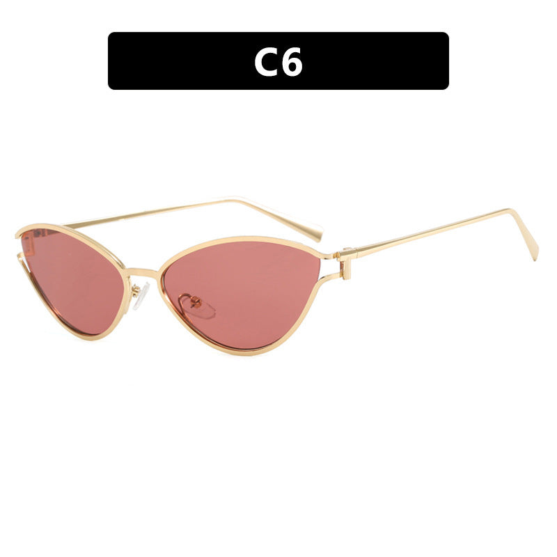 Damen Cat-Eye Sonnenbrille im eleganten Goldrahmen Brehn