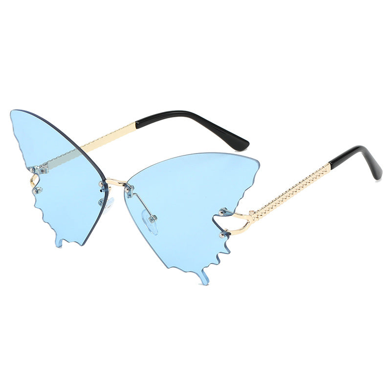 Damen extravagante Schmetterlings-Sonnenbrille Brehn