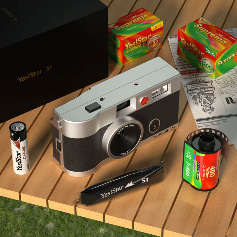 Klassisches Analog-Filmkamera-Set Brehn