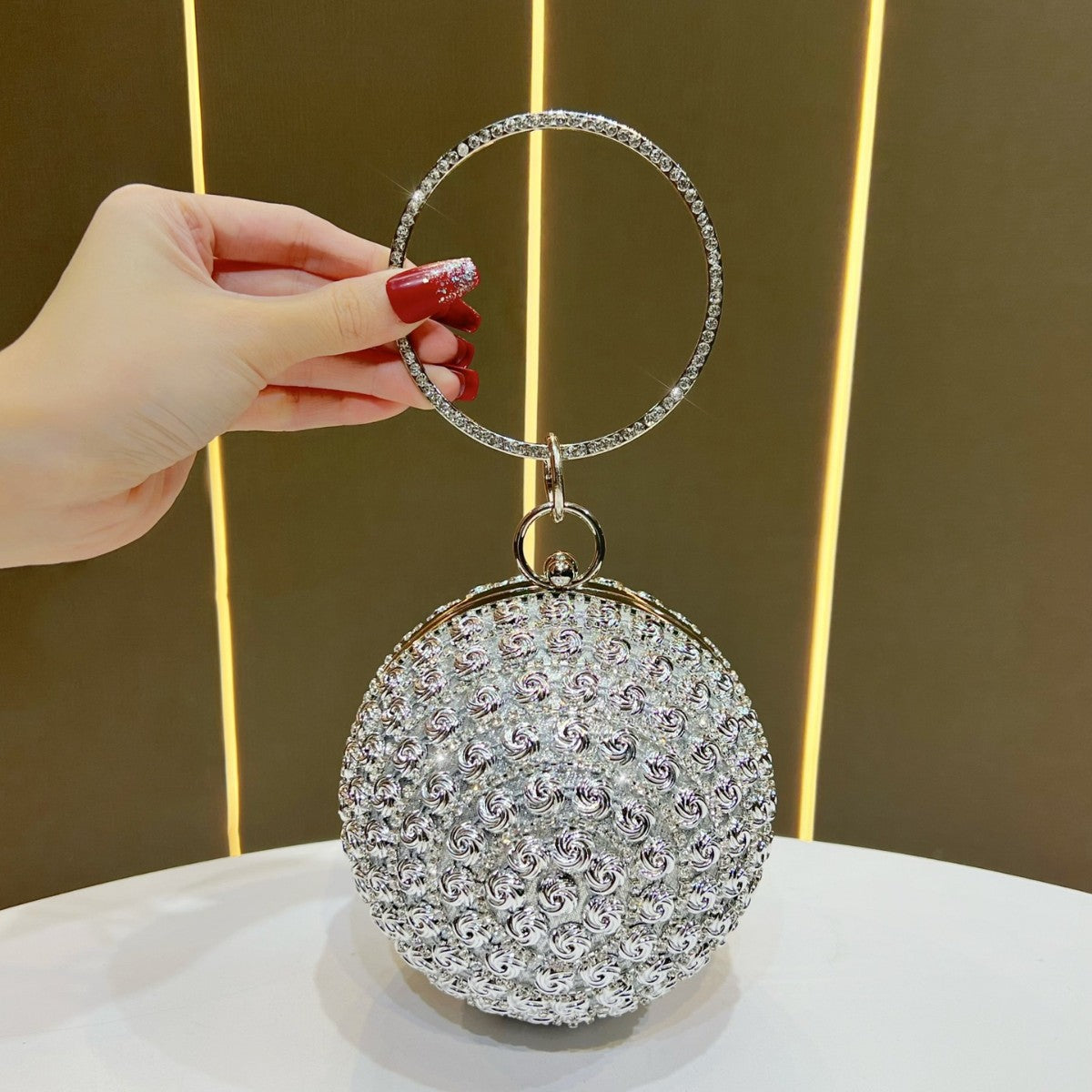 Glitzernde Abend-Handtasche