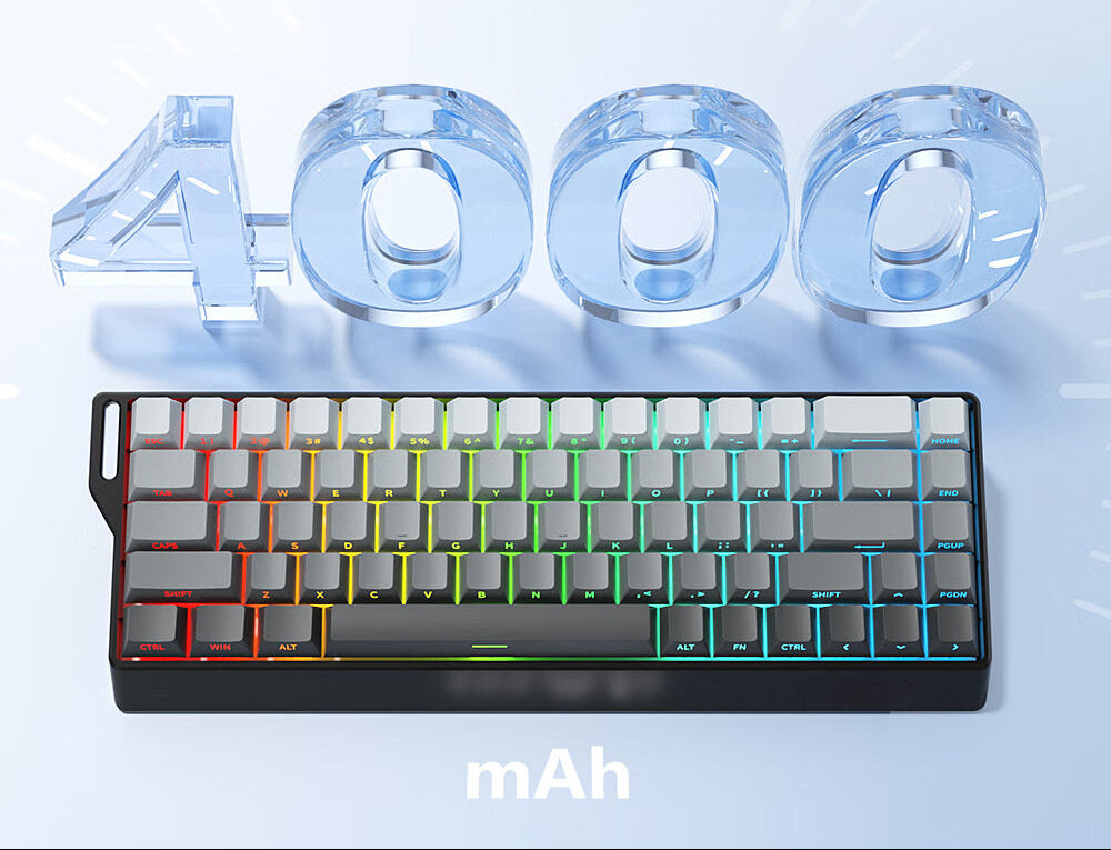 Kompakte mechanische Gaming-Tastatur mit RGB-Hintergrundbeleuchtung Brehn