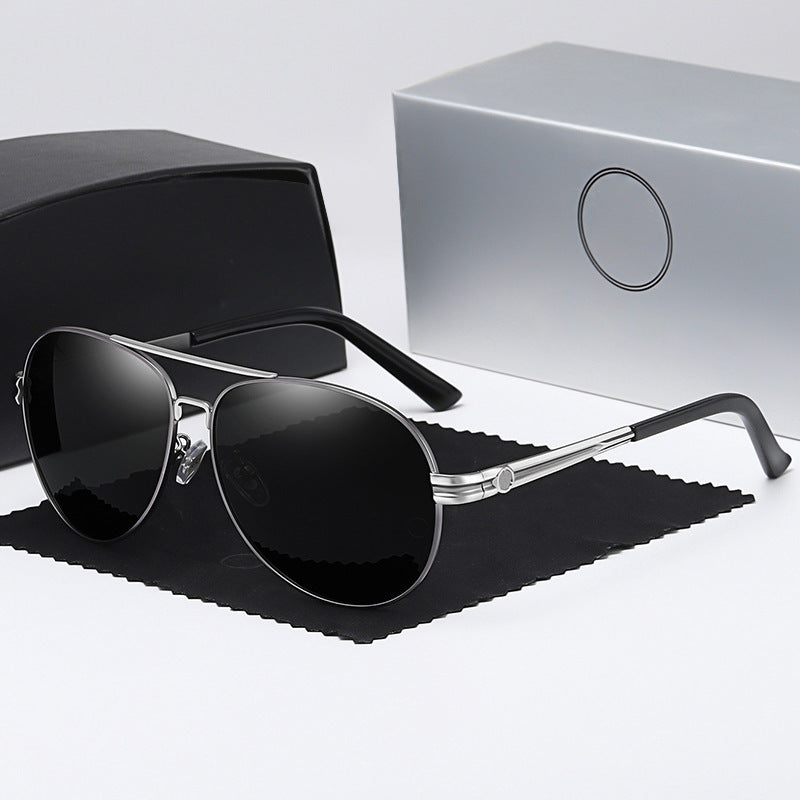 Damen elegante Sonnenbrille mit schmalem Rahmen und UV-Schutz Brehn
