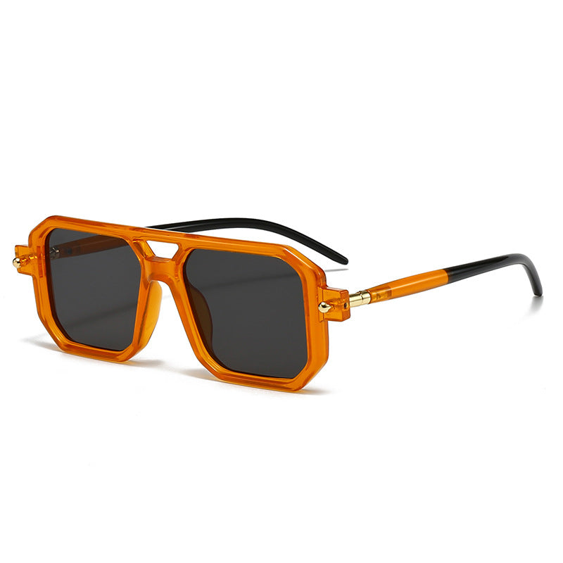 Damen oversized rechteckige Brille Brehn