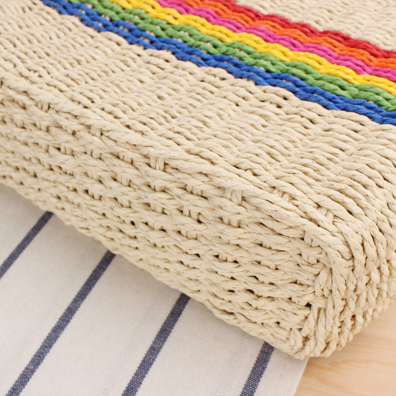 Bunte Korbtasche mit Einzigartigen Details Brehn