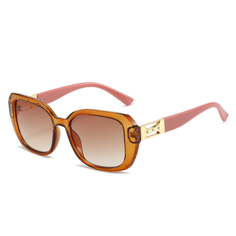 Damen Designer-Sonnenbrille mit luxuriös akzentuiertem Rahmen Brehn