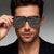 Damen modische Herz-Sonnenbrille mit strassverziertem Rahmen Brehn