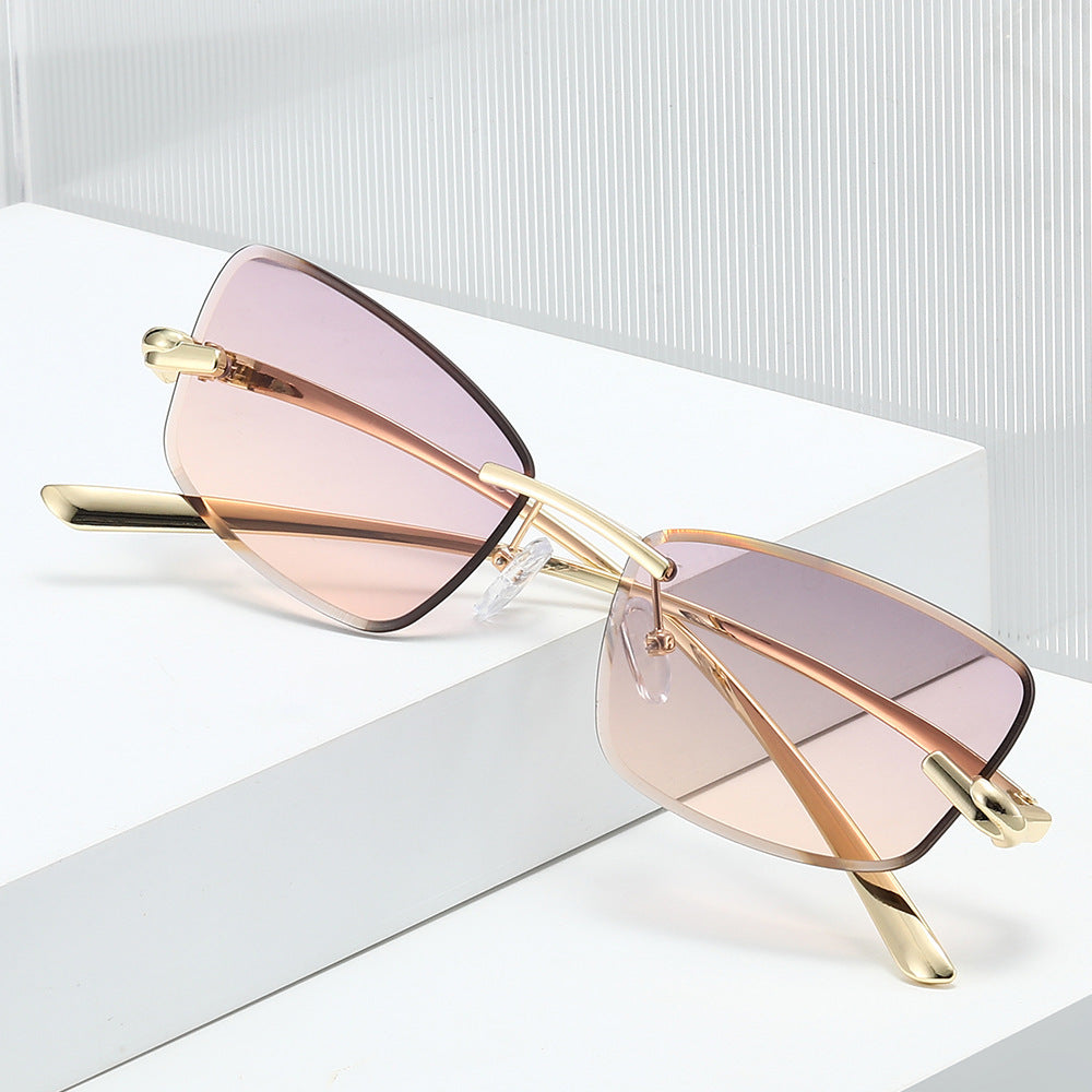 Luxuriöse Sonnenbrille mit weitem Rand Brehn