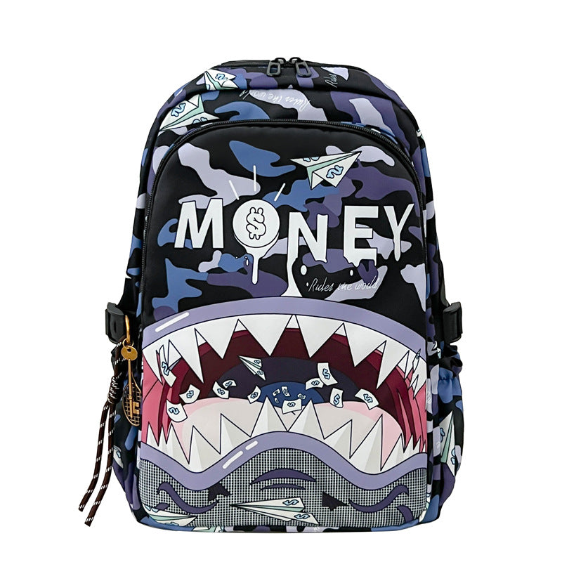 Kreativer Cartoon Hai Rucksack