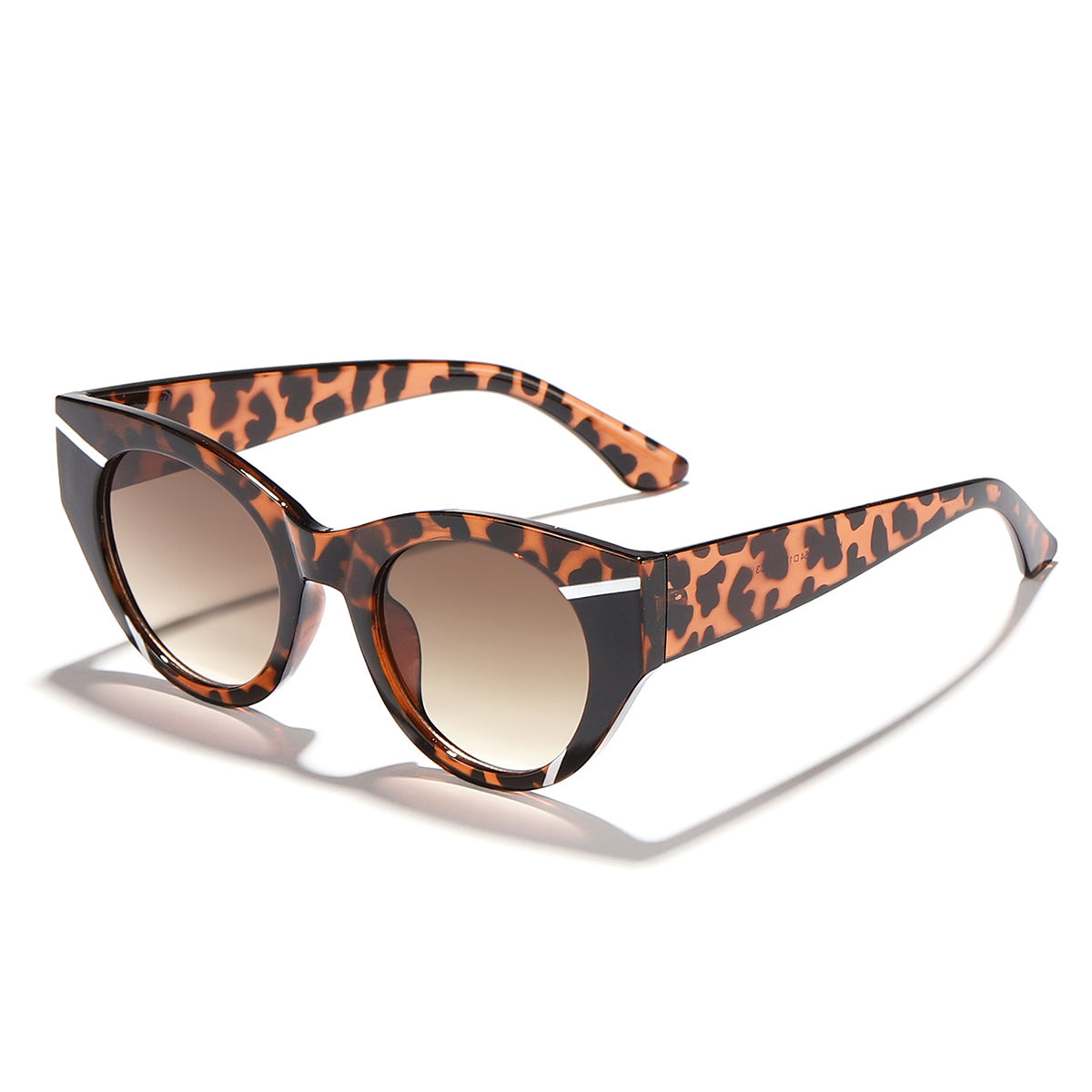 Damen modische Sonnenbrille mit einzigartigem Leoprint Brehn