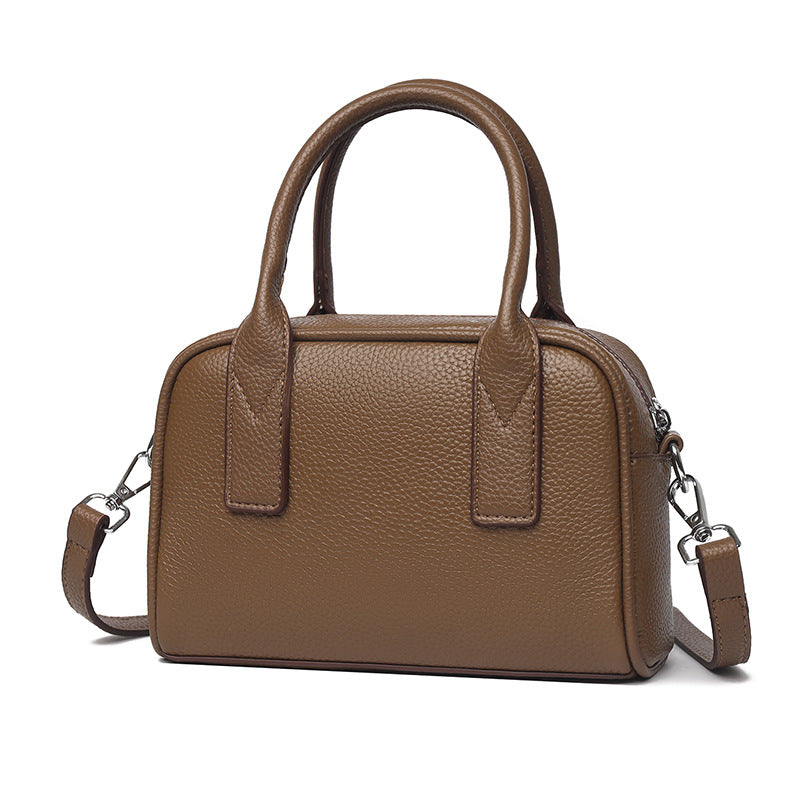 Texturiertes Leder Mini Handtasche Brehn