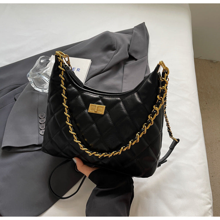 Chic Gequiltete Ketten Tasche Brehn