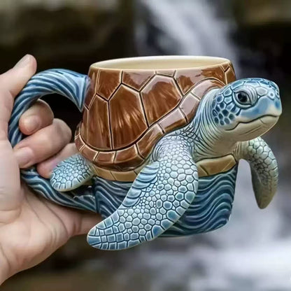 Kaffeetasse mit Schildkröten-Design Brehn