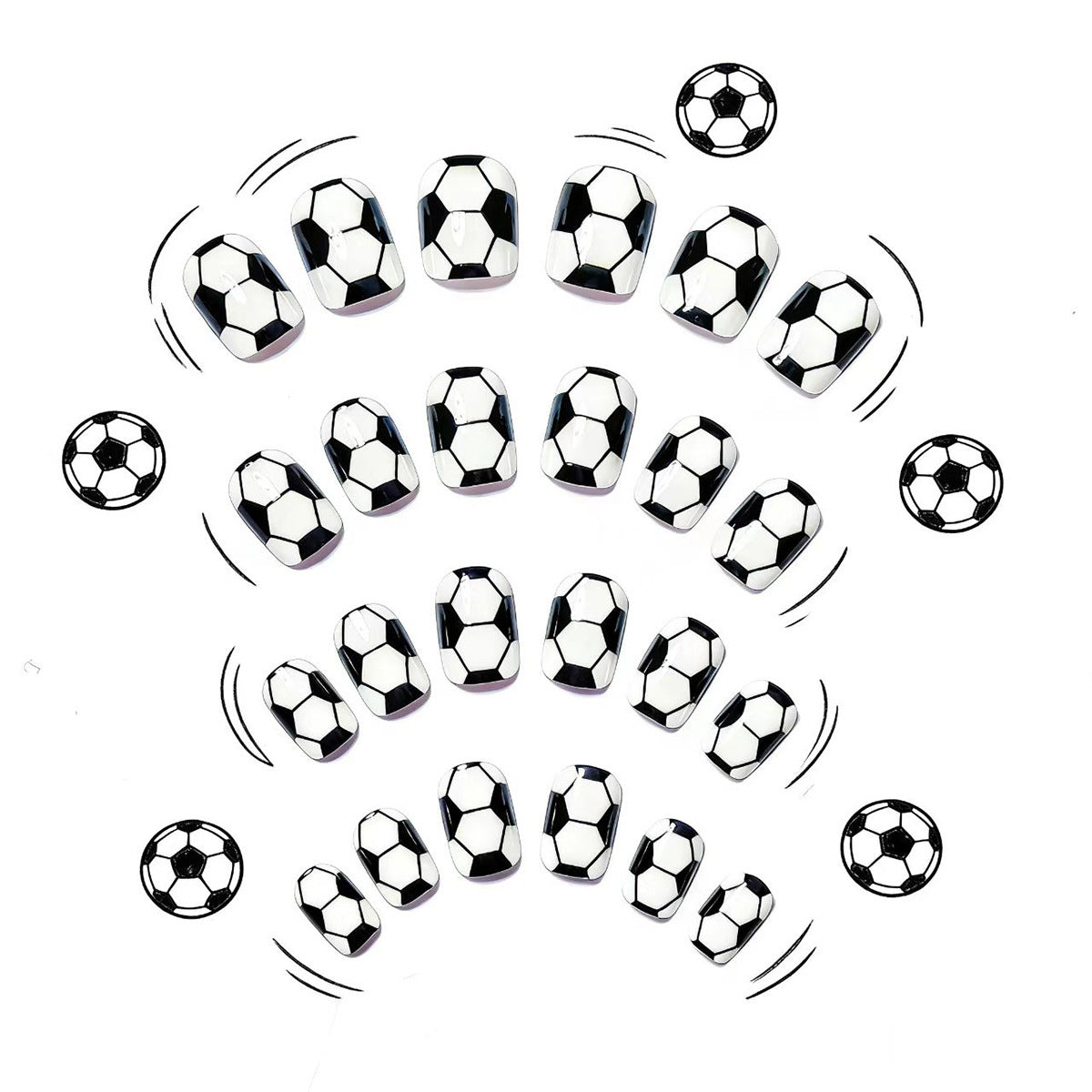 Kunstnägel Im Fußball-Design Brehn